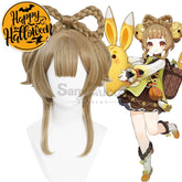【In Stock】Game Genshin Impact Cosplay Yaoyao Wig Wigs